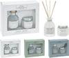 GEURSET DIFFUSER EN GEURKAARS ''BY NATURE''