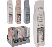 DIFFUSER SET D4 H22 CM 3 ASSORTIE GEUR EN KLEUR