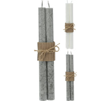 DINERKAARS SET 2 STUKS D2 H25CM 2 ASSORTIE KLEUR ''MARMER''
