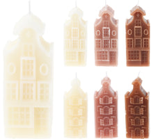 KAARS HUIS 4,7X4,7X11CM 6 ASSORTIE DESIGN EN KLEUR