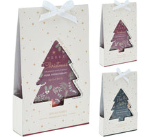 GEURZAKJES KERSTBOOM 9X14CM 2 ASSORTIE