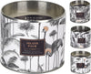 KAARS IN ZINK POT ''TROPICAL'' 10CM 3 ASSORTIE