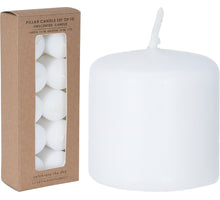 CANDLES 3CM 10 PIECES WHITE