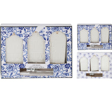 GEURSET VAN 3 STUKS 2 ASSORTIE DELFT BLAUW