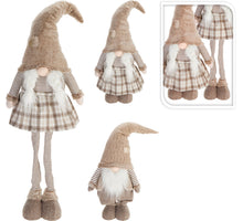 GNOME TELESCOOP POLYESTER 30X18X135CM BEIGE 2 ASSORTIE DESIGN