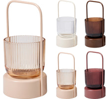 THEELICHTHOUDER MET HENGSEL D10 H20CM 4 ASSORTIE KLEUR
