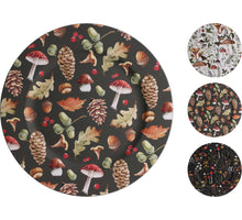 ONDERBORD MELAMINE D33x1,5CM HERFSTPRINT 3 ASSORTIE