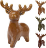 RENDIER STAAND PORSELEIN 10,5X9X14CM 3 ASSORTIE KLEUREN