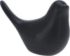 Black bird polyresin figurine, 11x5x8cm, 2 assorted designs.