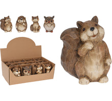 HERFST DIEREN TERRACOTTA 7X5,5X9,5CM 4 ASSORTIE