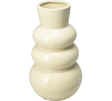BUBBEL VAAS KERAMIEK CREME D13 H25CM