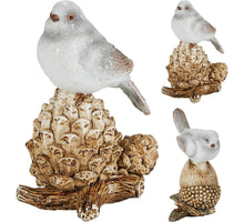 WINTER VOGEL POLYRESIN 7X6X10CM 2 ASSORTIE DESIGN