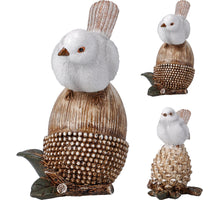 WINTER VOGEL POLYRESIN 13X11X17CM 2 ASSORTIE DESIGN