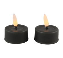 LED theelicht smelt muisgrijs set/2 met timer (incl batterijen)