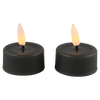 LED theelicht smelt muisgrijs set/2 met timer (incl batterijen)