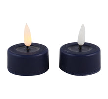 LED theelicht smelt nachtblauw set/2 met timer (incl batterijen)