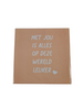 Tile With you, everything is more fun in this world 10.5x10.5x0.5cm ceramic