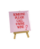 Tile Someone please call 9 wine wine 10.5x10.5x0.5cm ceramic