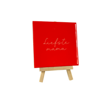 Tegeltje - Liefste mama - 11x11cm
