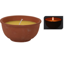 CITRONELLA KERZE IN TERRAKOTTA-GLAS D5.5 H5CM
