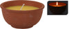 CITRONELLA KAARS IN TERRACOTTA SCHAAL D13 H6,5CM
