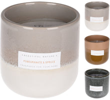 GEURKAARS IN KERAMIEKEN POT D9 H9CM 3 ASSORTIE