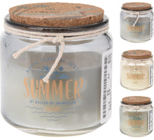 SCENTED CANDLE IN GLASS JAR 