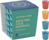 SCENTED CANDLE IN GLASS D7.5 H7.2CM 4 ASSORTED