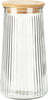 VOORRAADPOT GLAS 1400ML DEKSEL D11 H21CM HELDER