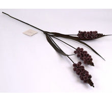 Grass flower spray purple 76cm