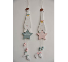 KERST HANGER HOUT 2PCS 32CM