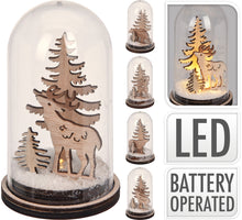 KERSTTAFEREEL IN STOLP LED D7 H11CM 4 ASSORTIE