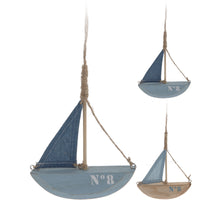 BOOT HOUT 12x2x24CM 2ASSORTIE DESSIN