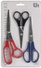 SCISSORS SET 3 PIECES 3 COLORS