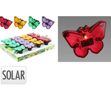 Solar Light Butterfly 9x9x8.5cm, 4 assorted colors on display