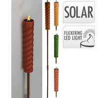 Solar Torch Swirl 3D Fuse on Plug 4x97cm 3 Assorted in Display