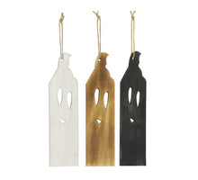 Sign ghost poplar wood with hanger 38x0.65x10cm 3 Mixed FSC 100%
