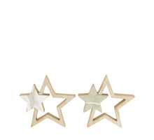 Figurine star mdf 16.5x2.1x15.8cm FSC 100% 2 Mixed grey