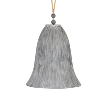 Bell fir wood with hanger 24.5x24.5x27cm FSC 100% Grey-wash
