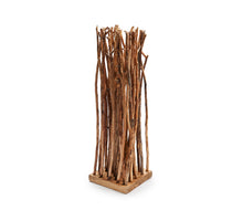 Peeled branch pillar 30x30x100cm natural