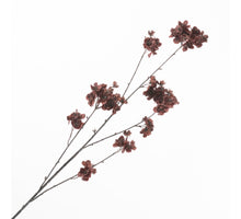 Cherry Blossom Spray Burgundy 115cm
