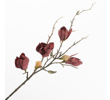 Magnolia Spray Burgundy 75cm