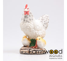 KIP M/KUIKEN WIT POLYESTER 15X11X20 CM