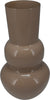 VAAS ZINK D16 H30CM ZAND SHINY