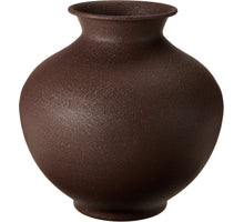 VAAS ''CROCK'' METAAL DONKERBRUIN D22,5 H23CM