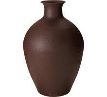 VAAS ''CROCK'' METAAL DONKERBRUIN D31,5 H46CM