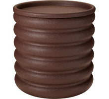 OPBERGTON ''CROCK'' METAAL BRUIN D33 H33,5CM