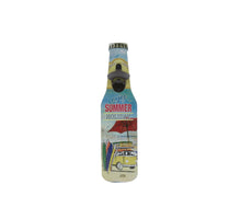 Fles met Opener mdf 40cm Zomer