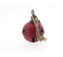 Bell Hanging Metal Ø12cm Red