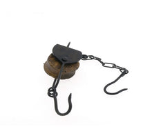 Hook Mtl/wood Brown/nat. 50cm
